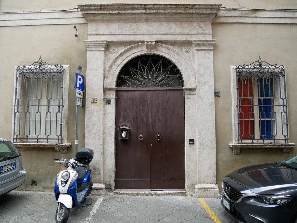 The doorway to Martin's former apartment in Siena where he studied abroad.&nbsp; 