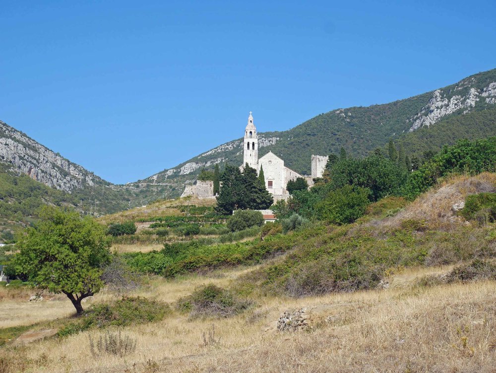  Not only was the old village quaint but beautiful churches and buildings dotted the landscape across the island.&nbsp; 