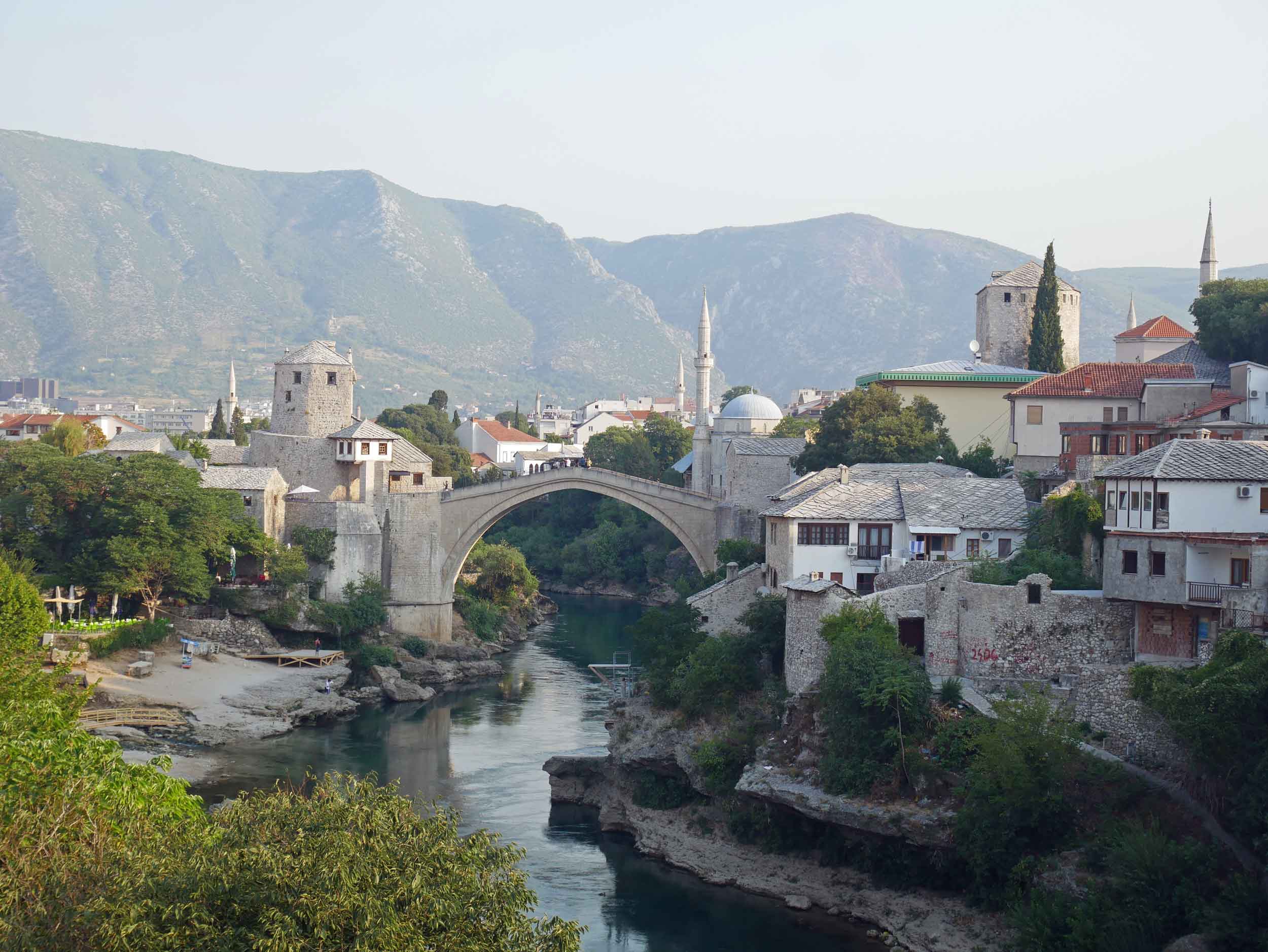  Charming Mostar was badly damaged during the Bosnian War, including the Stari Most which had to be rebuilt during reconstruction. 