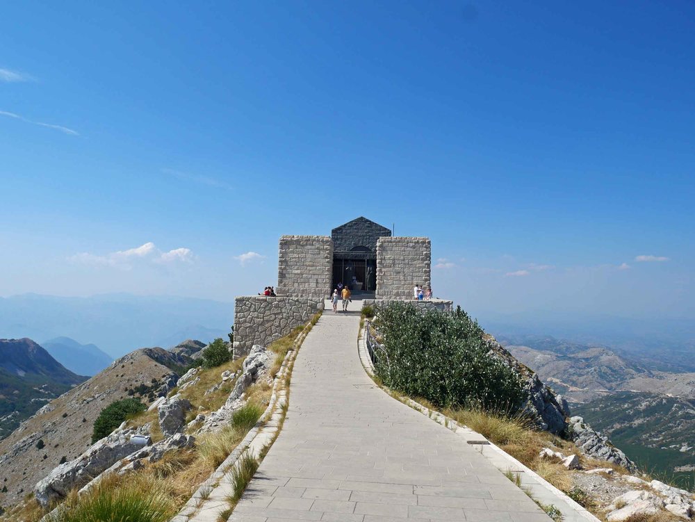  Lovcen is home to Njegoš Mausoleum, built on the park's second highest peak (1657m) honoring the country's greatest hero.&nbsp; 