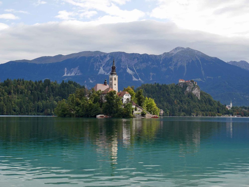  Sunday provided clearer skies and a fairytale view of Lake Bled, set amidst the Julian Alps (Aug 20). 