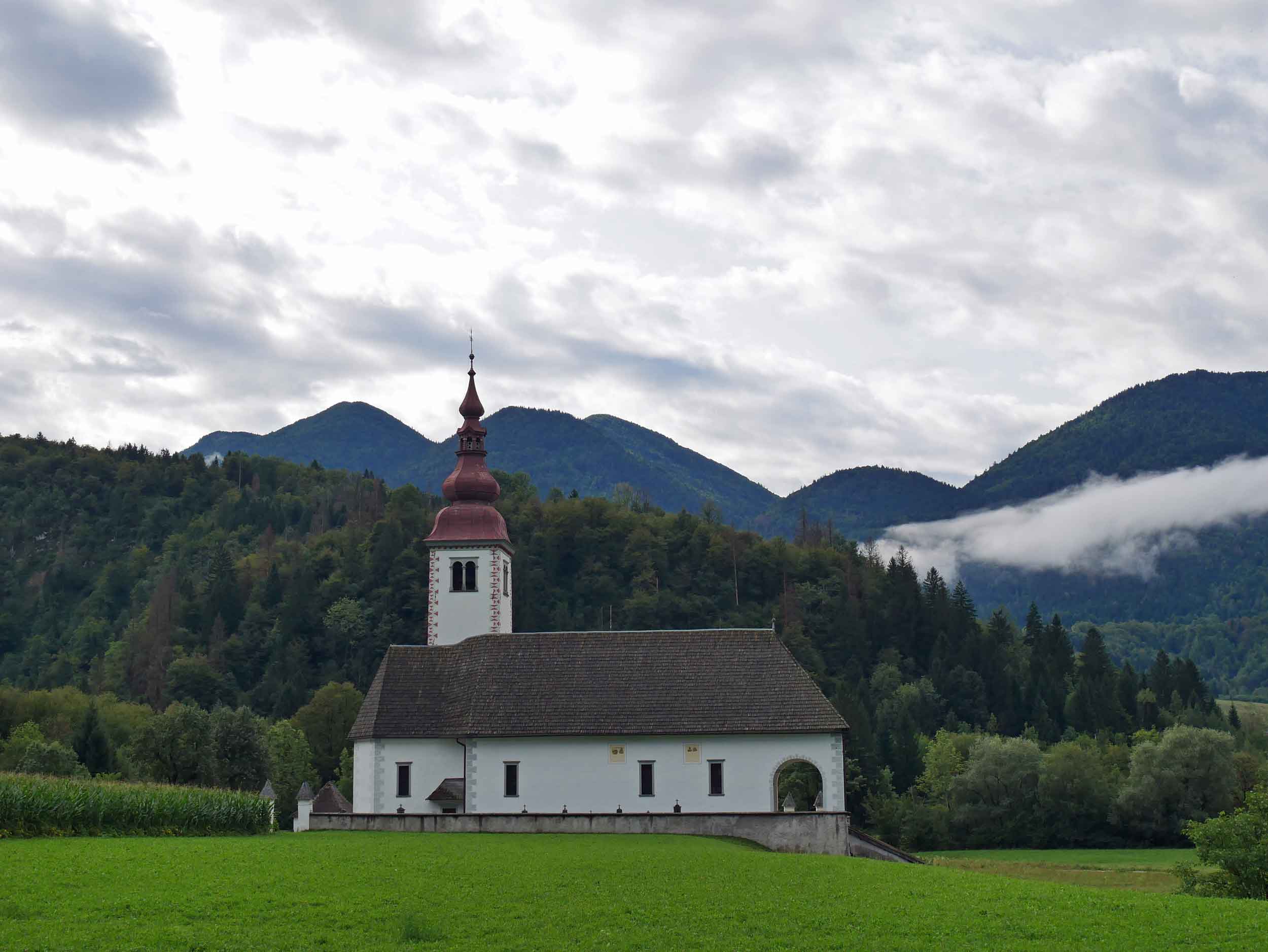  Because of its location, Slovenia is at a cross-roads of many different cultures and trade routes, which is showcased in its architectural varieties.&nbsp; 