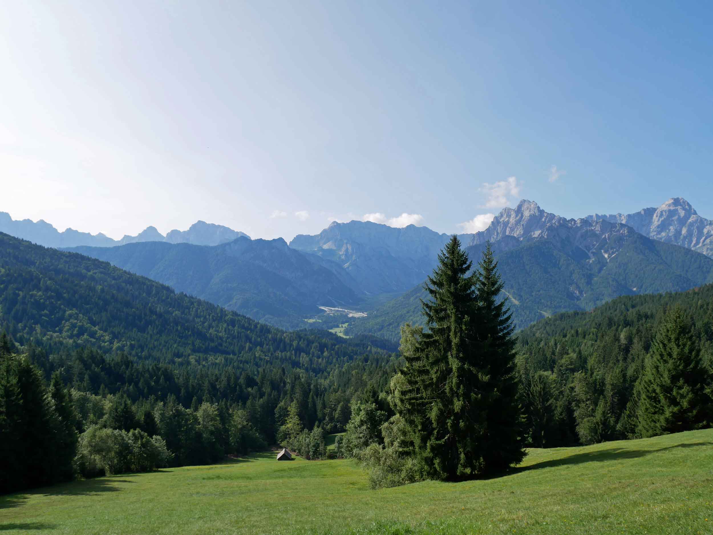  The next morning, we made the ascent to Tromeja, the triple border region in Slovenia's far northwest which offered scenic views (Aug 22). 