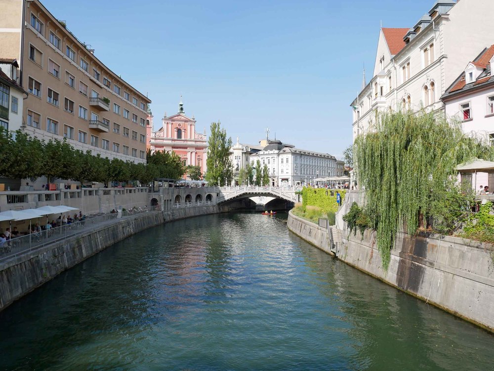  Completing our circle of Slovenia's west, we returned to the country's attractive capital city of Ljubljana.&nbsp; 
