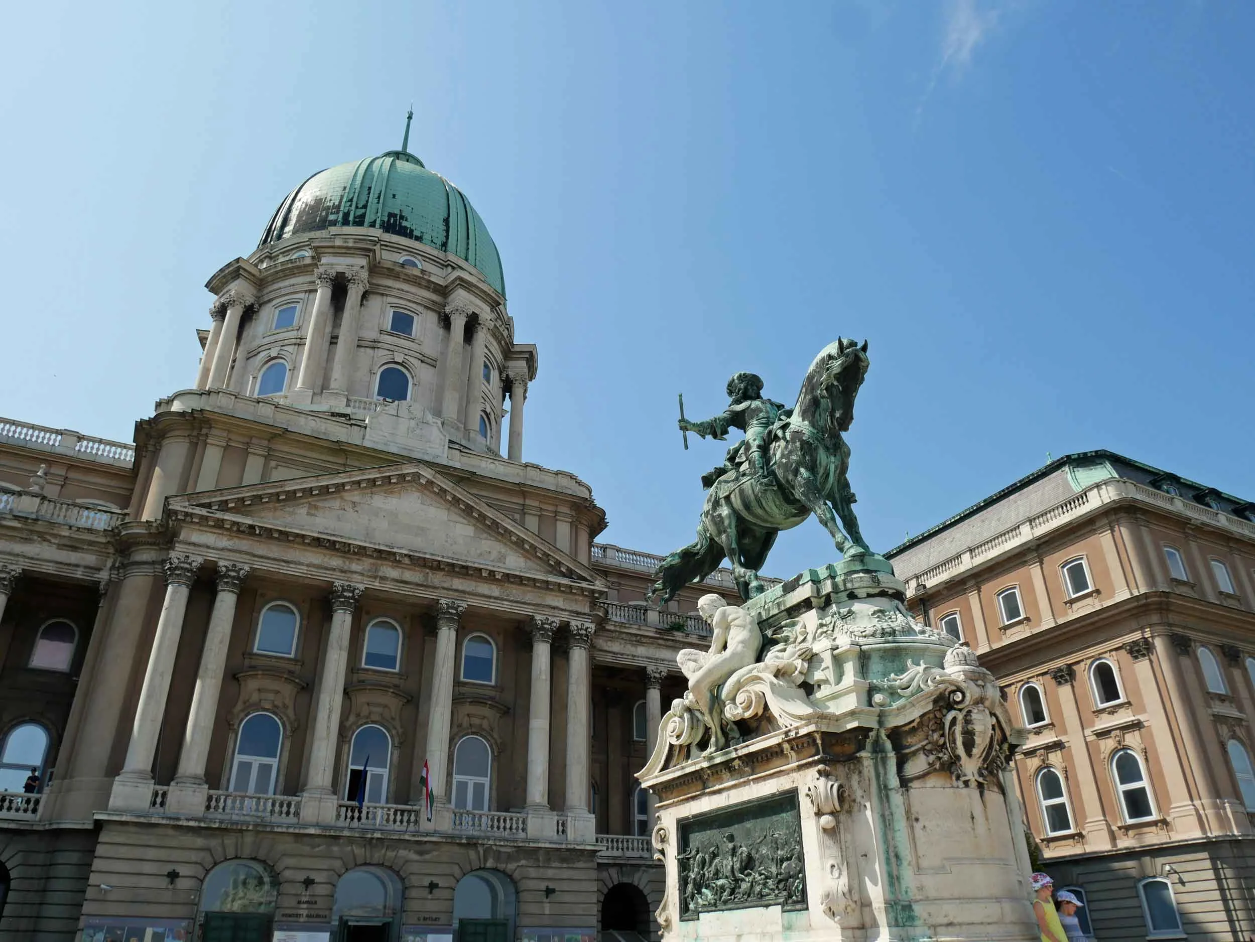 Built in the mid-1700s, the extravagant Buda Castle served as home to Hungarian kings and leaders until the early 2000s.