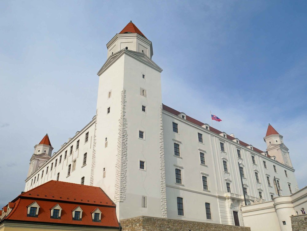  Bratislava Castle, perched atop the isolated rocky outcrop of the Little Carpathians, has lorded over the city for centuries. 