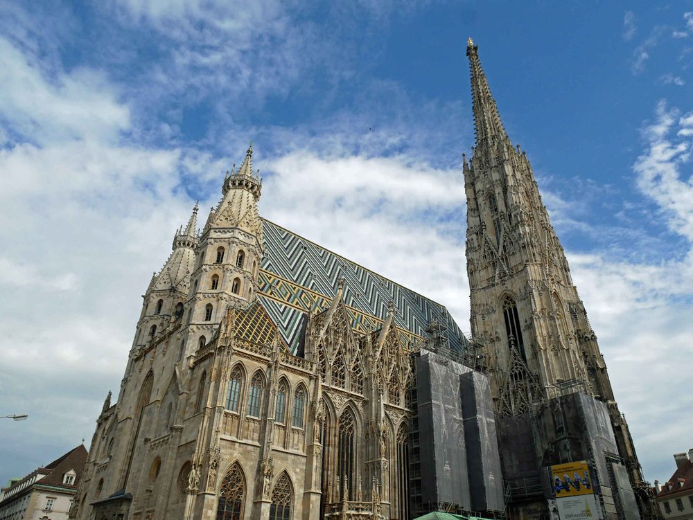  St. Stephen's Cathedral, the seat of the Archbishop of Vienna,&nbsp;is found in the city's old town – the tile work on the roof is awe-inspiring! 