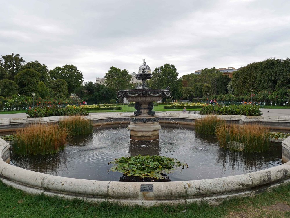  We couldn’t resist strolling the rose gardens of the idyllic Volksgartan park, which is part of Hofburg Palace. 