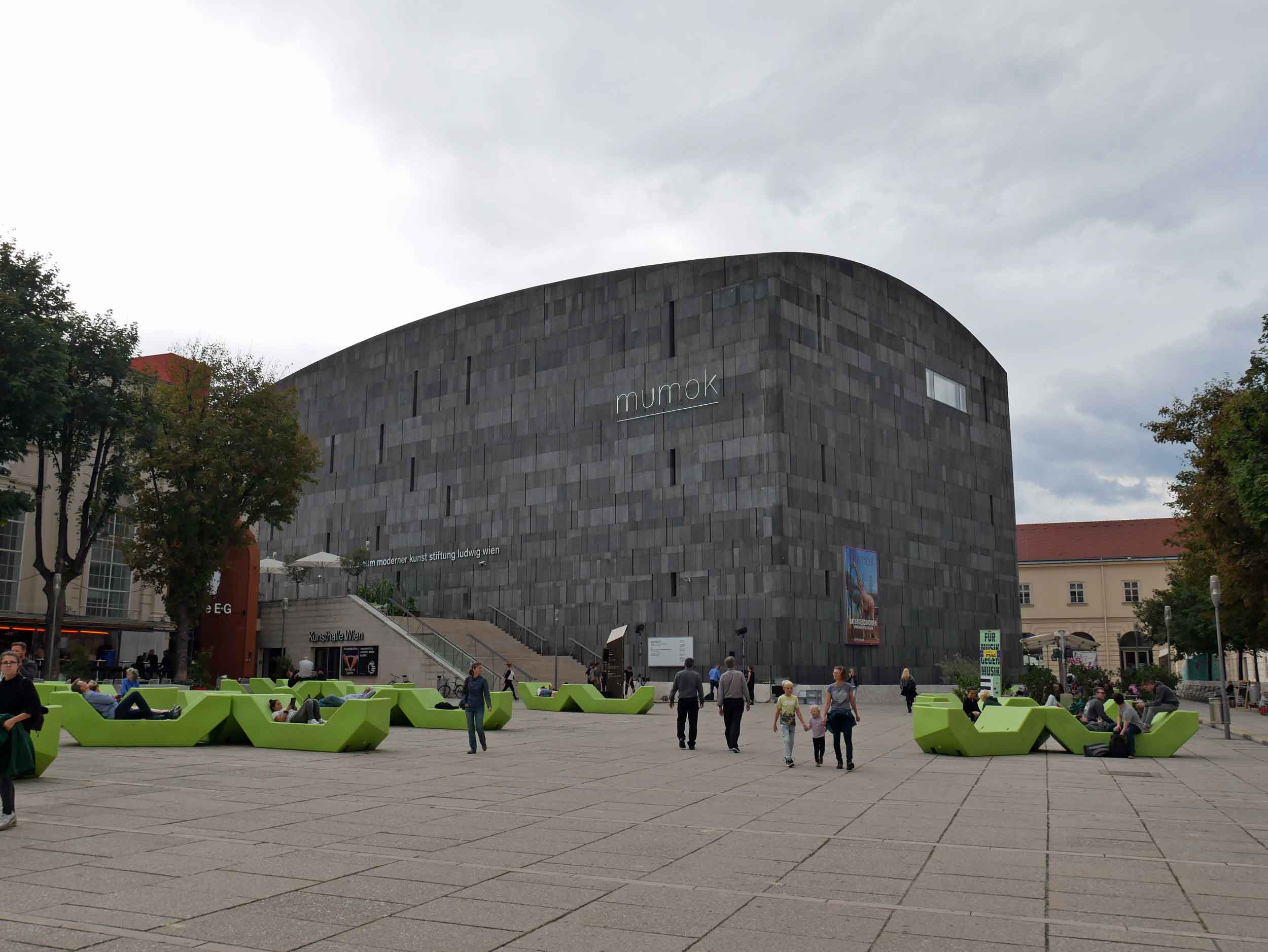  Mumok is a cutting-edge modern art museum in the city's Museumsquartier. 