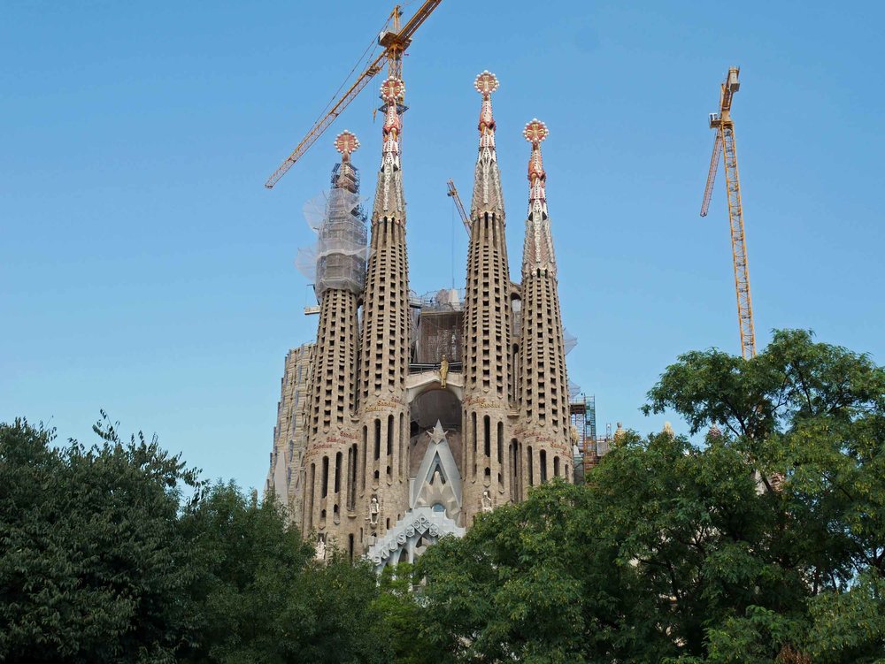  Spires of the awe-inspiring Sagrada Família, imagined by Antoni Gaudí&nbsp;back in 1882 with construction that continues even to this day. 