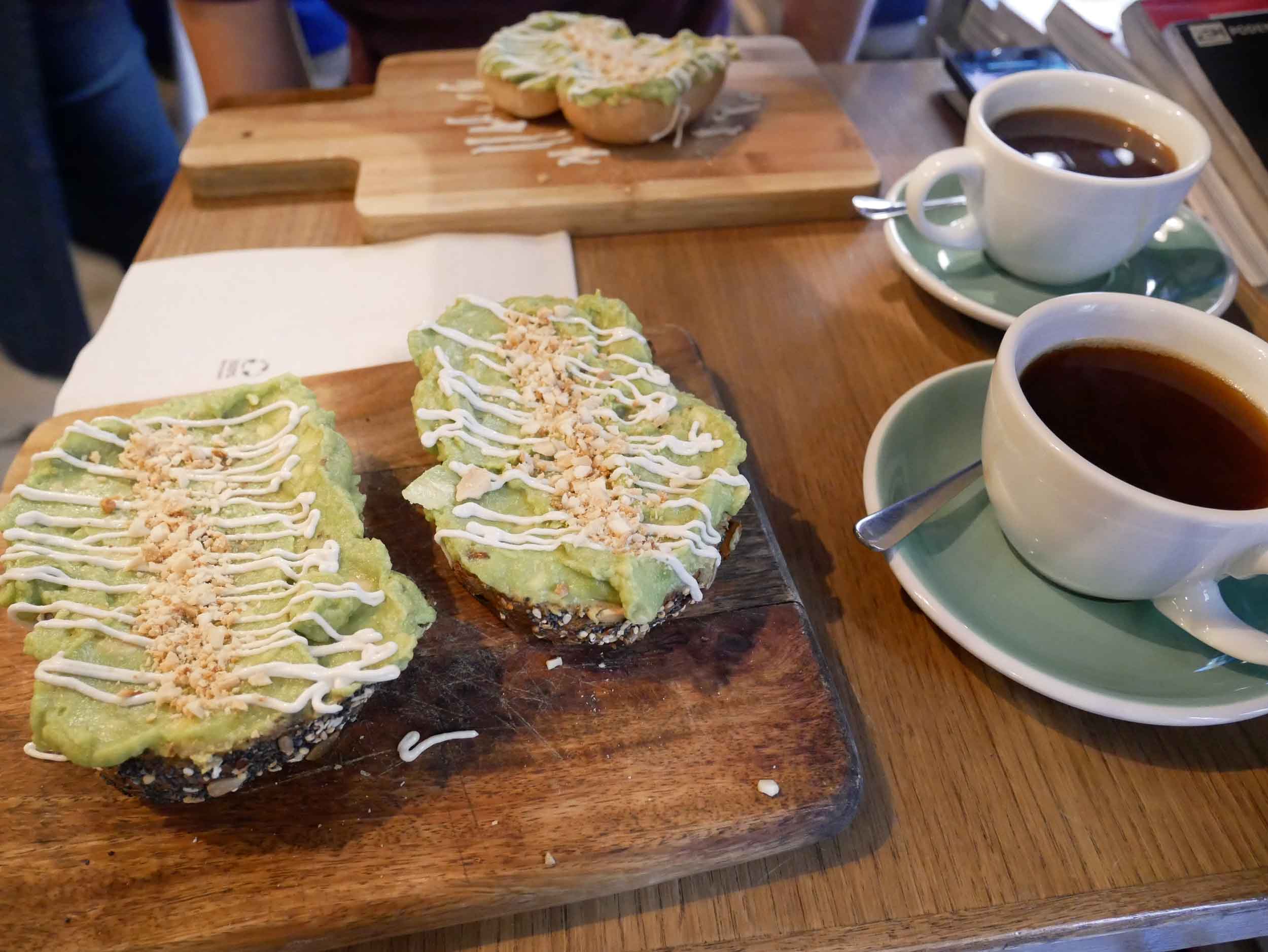  Our last breakfast in Europe of the year of avocado toast at Pum Pum (Sept 25). 