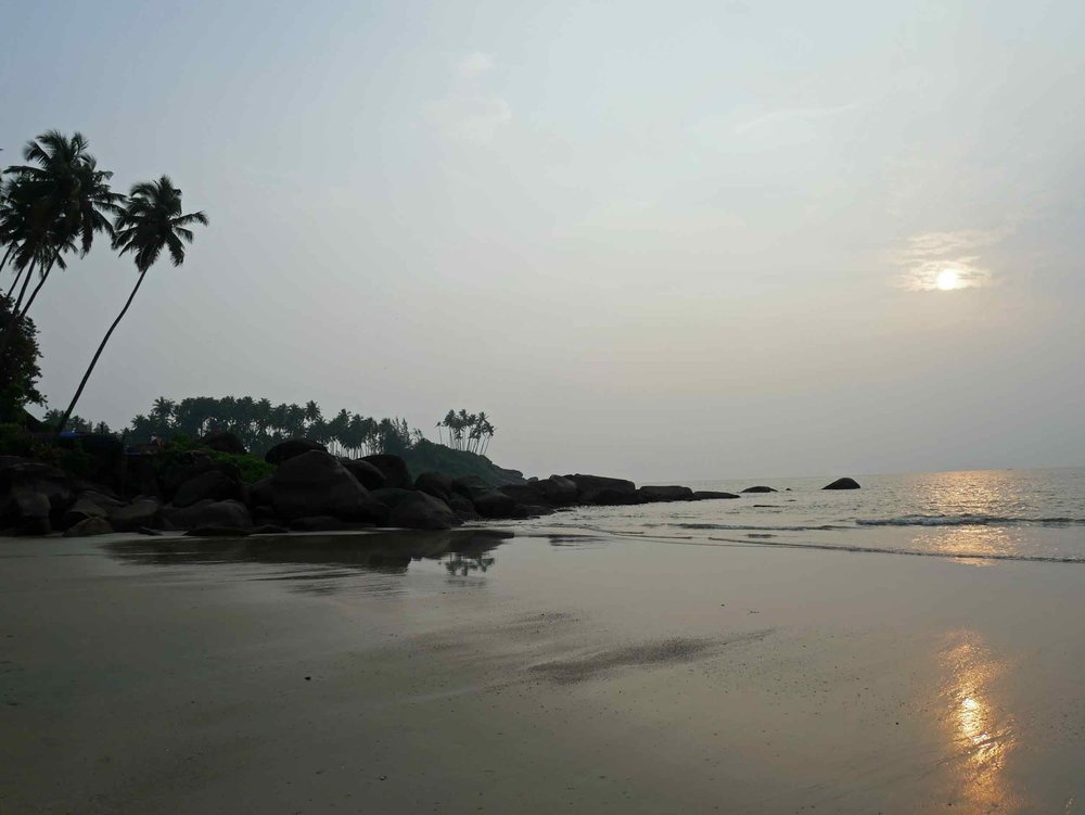  The rugged shore and laidback vibe of Goa was exactly what we needed after our travails in Nepal (Oct 20).&nbsp; 