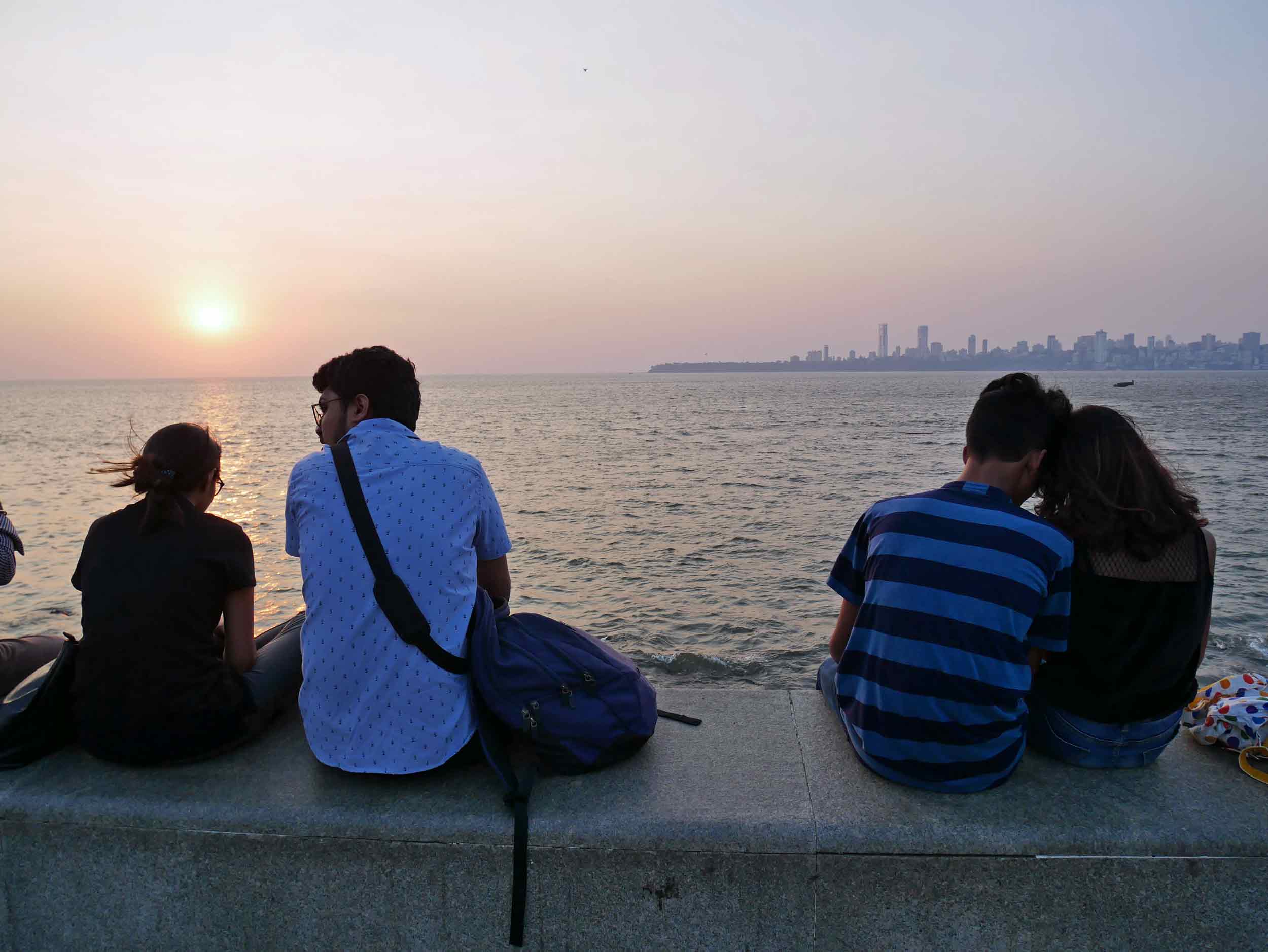  A sunset stroll along Marine Drive capped a beautiful -&nbsp;albeit hot -&nbsp;weekend exploring Mumbai. 