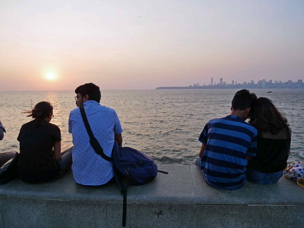  A sunset stroll along Marine Drive capped a beautiful -&nbsp;albeit hot -&nbsp;weekend exploring Mumbai. 