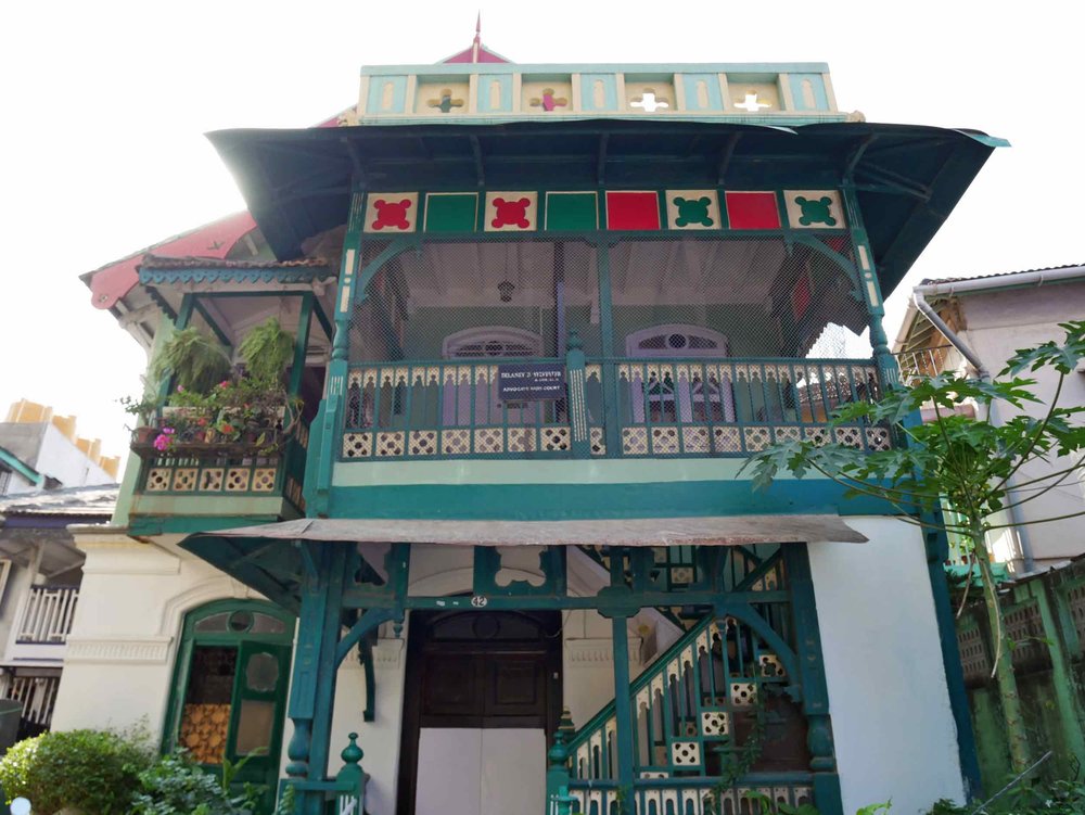  We fell for the beautiful architecture of the Portuguese houses in the Khotachiwadi heritage village in the Girgaon neighborhood.&nbsp; 