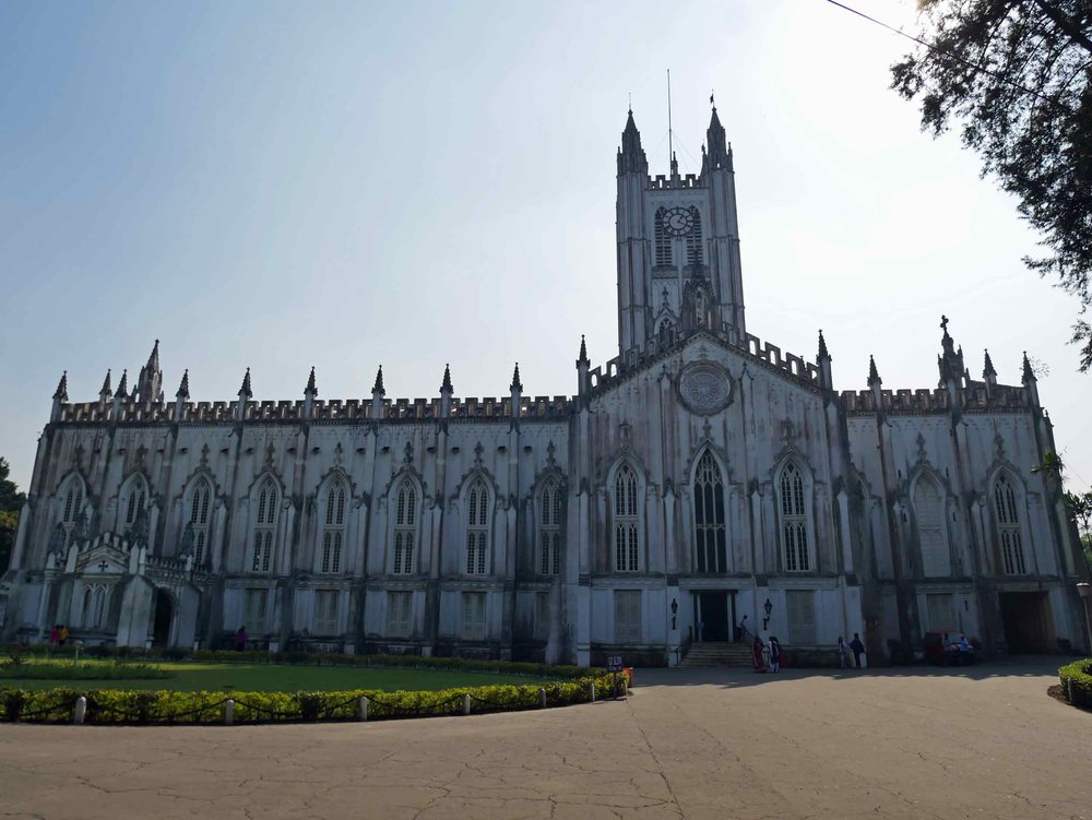  St. Paul’s Cathedral is a beautiful example of Gothic architecture found along the streets of Kolkata.&nbsp; 