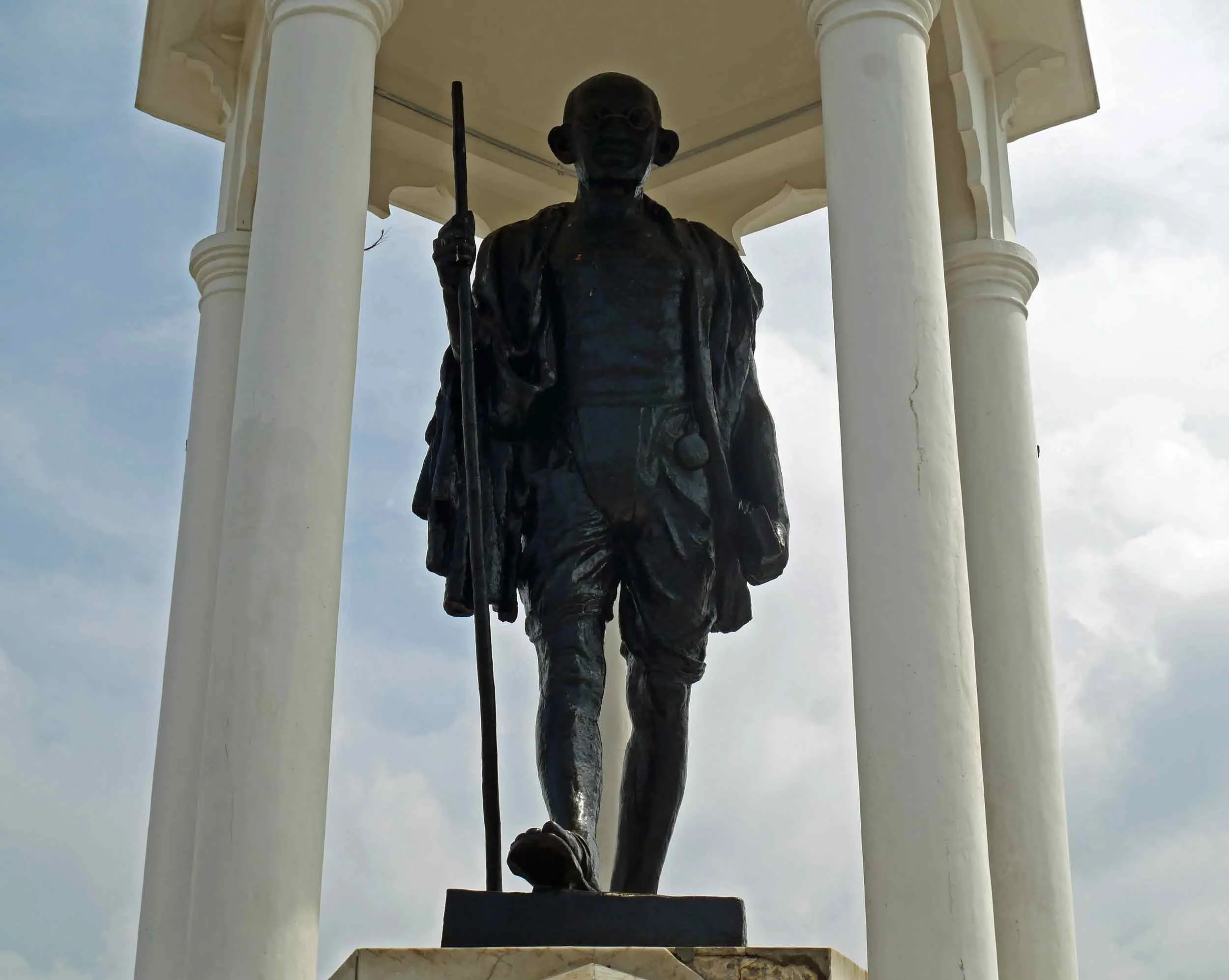 The biggest Mahatma Gandhi statue in Asia is found in Pondicherry, the seaside former French colony (Nov 27).