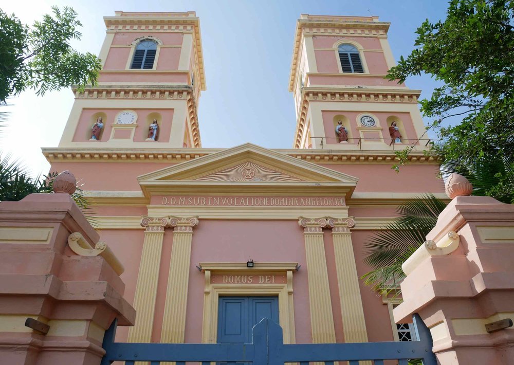  French colonial architecture and pastel colors are replete in this town. 