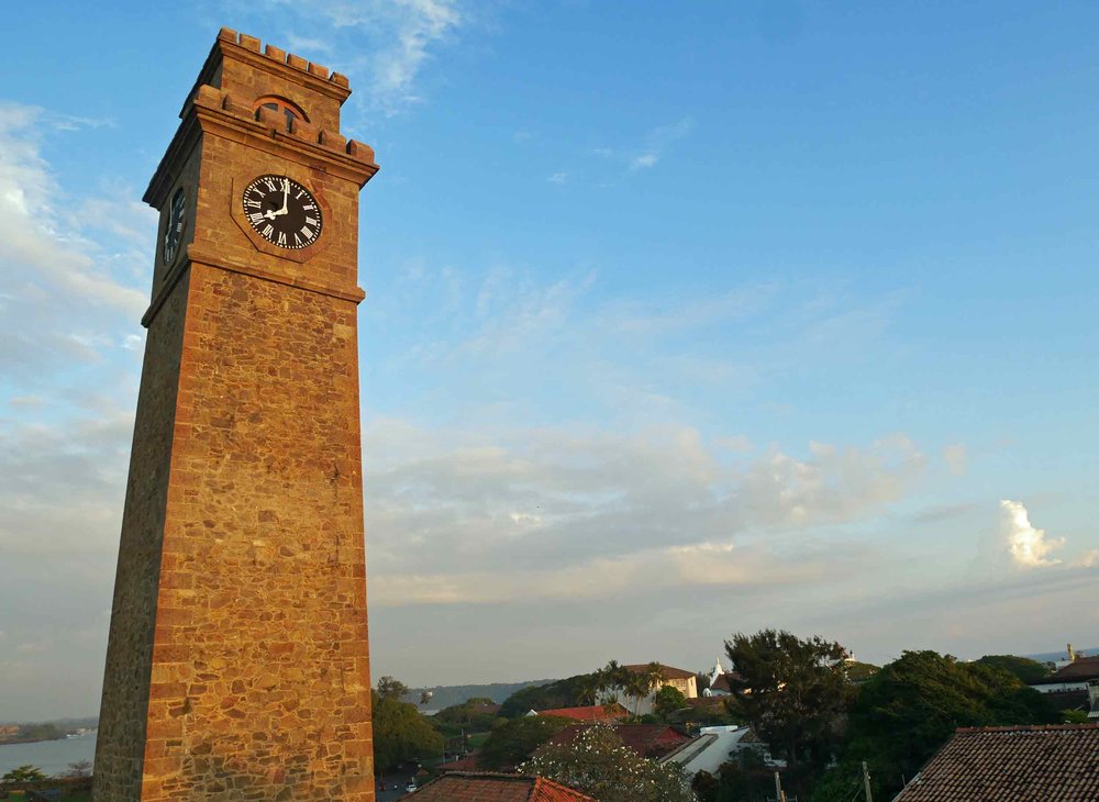  The golden hour was soon upon us in Galle, and this clock tower was begging to be photographed! 