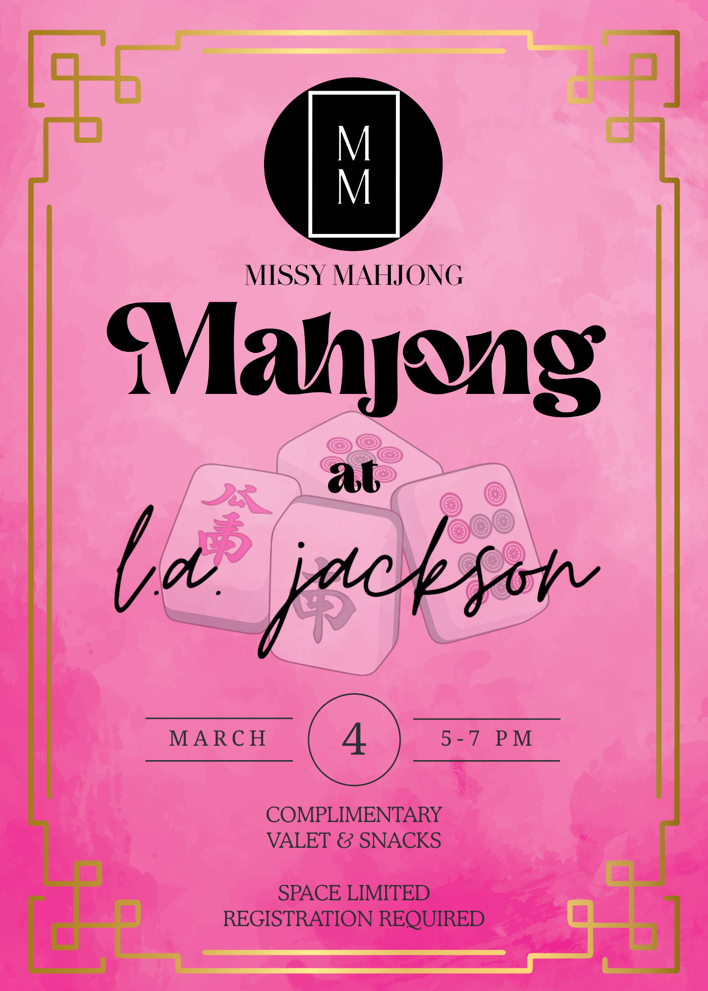 Missy Mahjong at LA Jackson