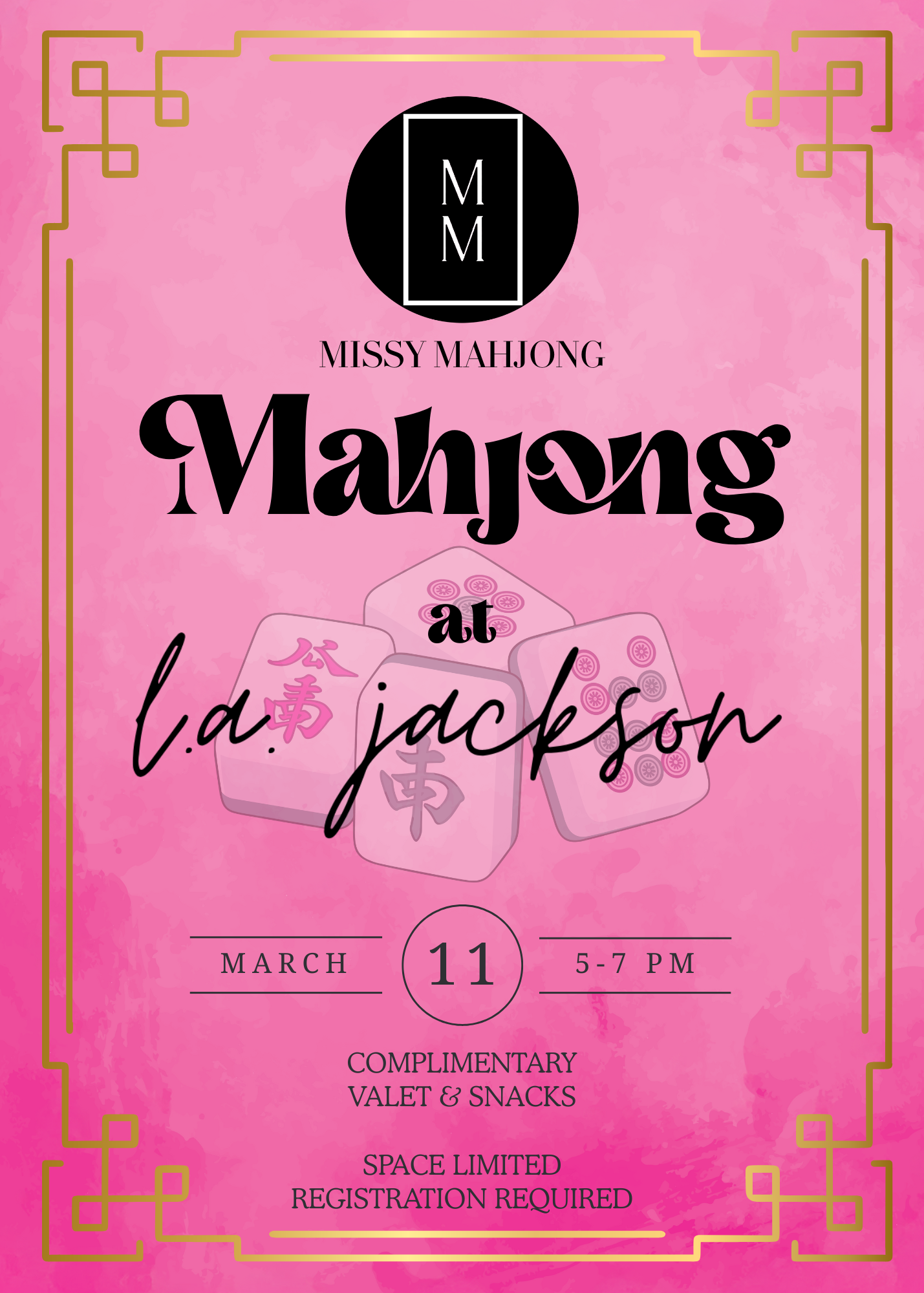 Missy Mahjong at LA Jackson