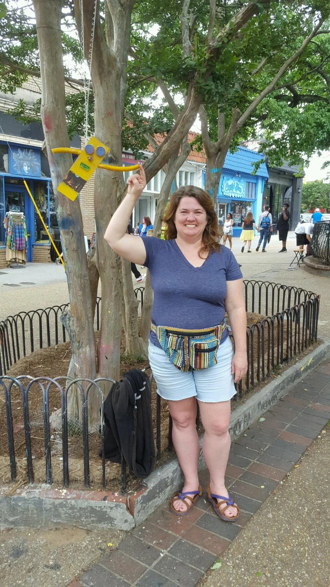  Spontaneously sculpted tree ornaments. 