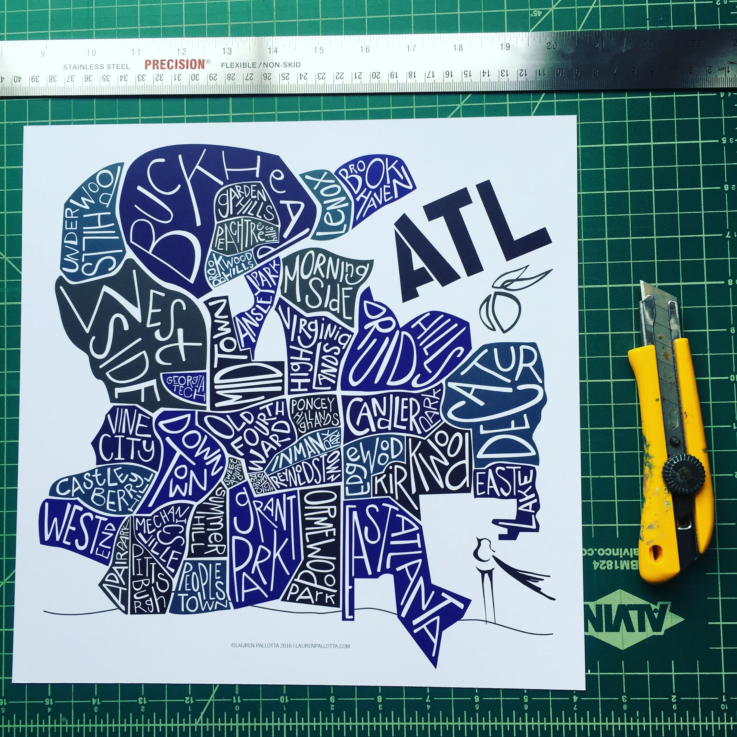 ATL Neighborhood Print