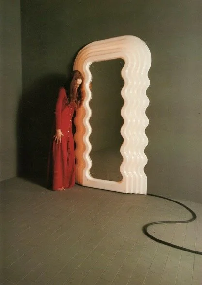 Figure 4. Ettore Sottsass Jr. Utrafragola Mirror. 1970.