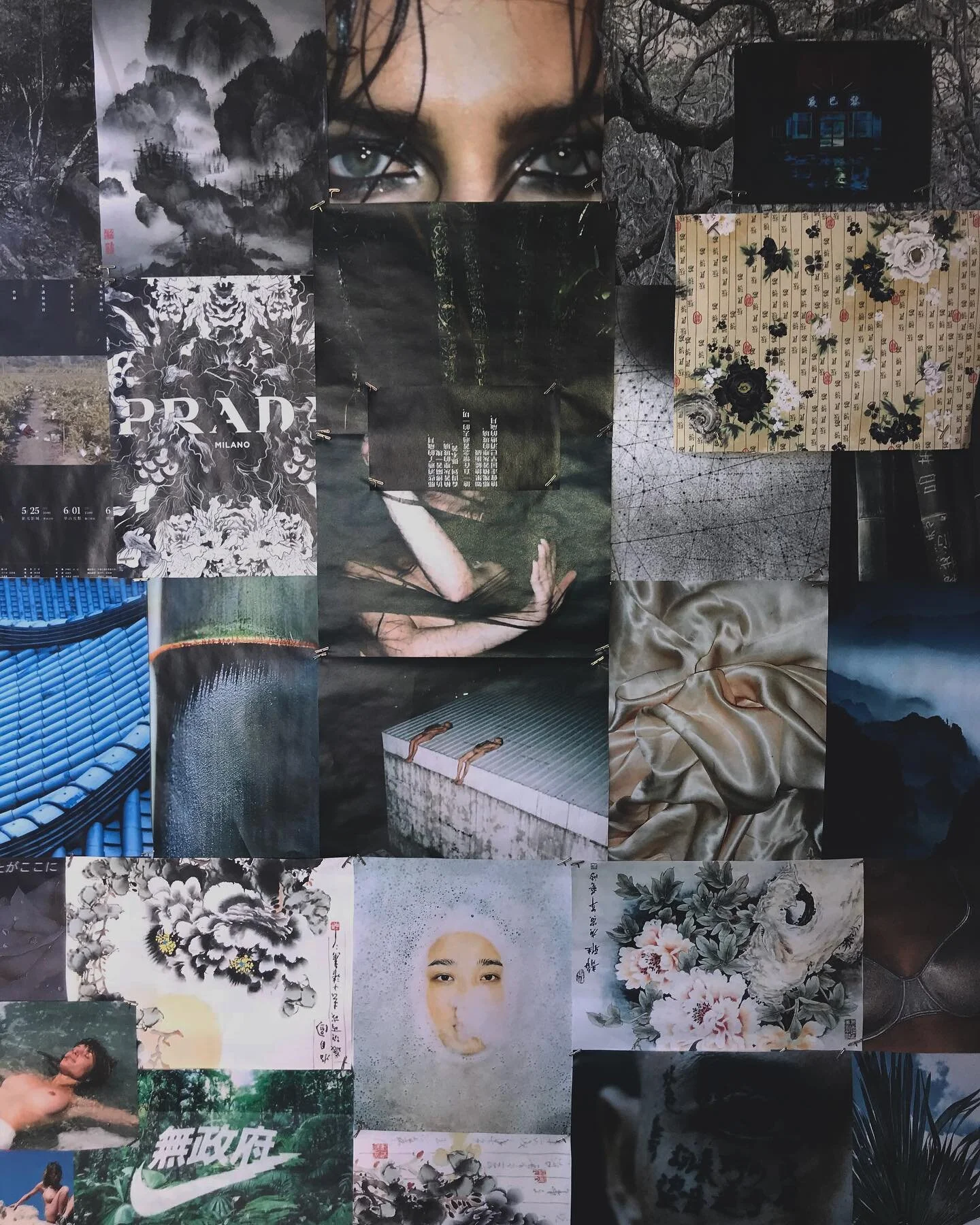 Moood board designed back in day