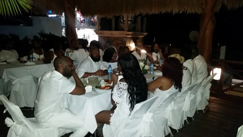 Black Destination Bride - BlackDesti Wedding Countdown Journal - Bridefriends Podcast - 1 Playa del Carmen Mexico - Carboncitos Rooftop Dinner group.jpg