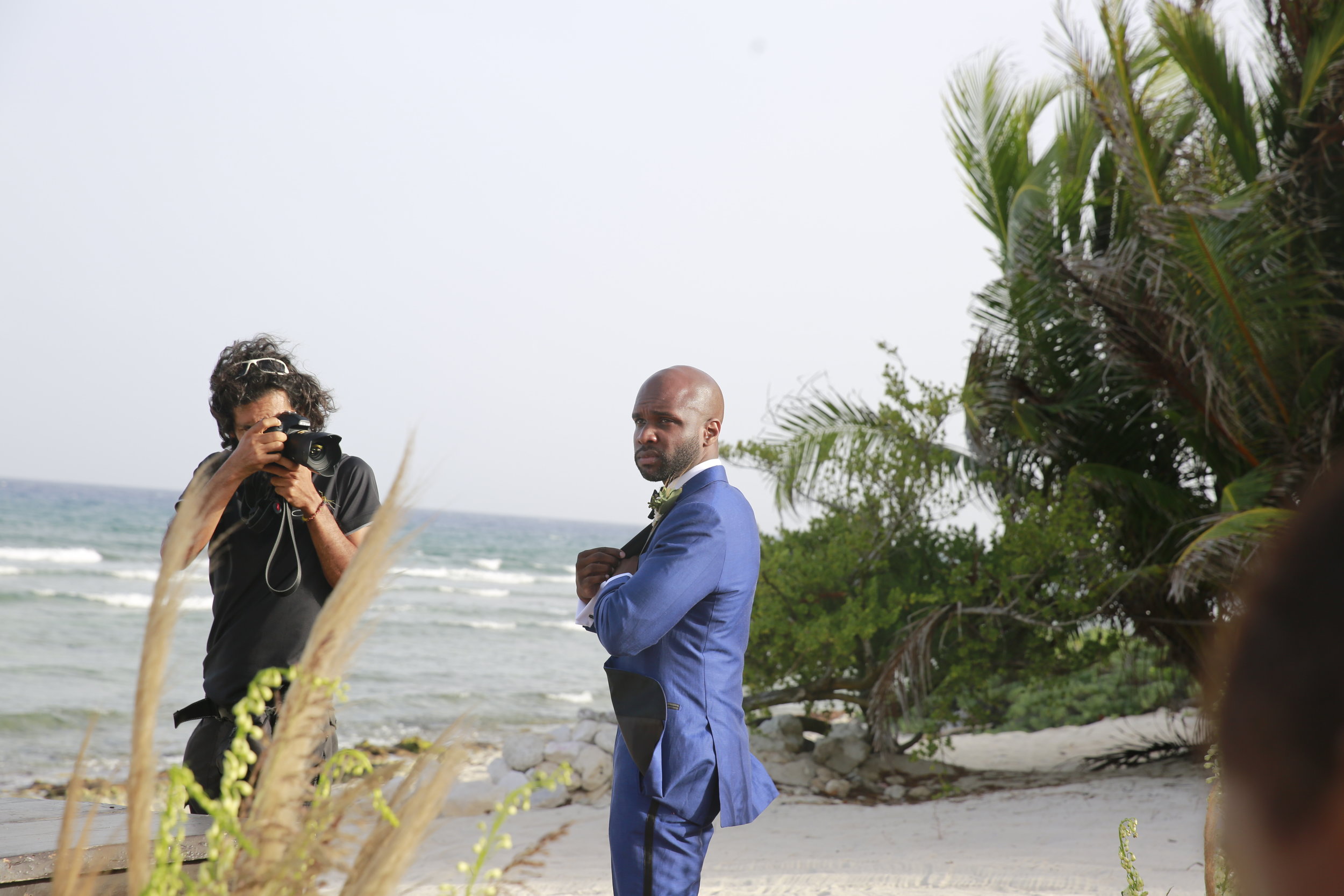 Black Destination Bride - BlackDesti Wedding Countdown Journal - Bridefriends Podcast - 0 Playa del Carmen Mexico - Blue Venado - Shenko Photography - Che Pre-Ceremony DAMN!!! .JPG