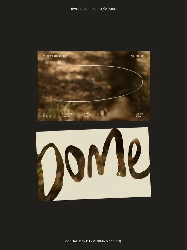 DOME HAIR STUDIO

Dome is a luxury private hair studio from @sarahamson and @nicholasbernardhair - born from big dreams, based in East Toronto. 

The brand ethos is inspired by Japanese and Scandinavian interior design, wabi sabi and organic textures
