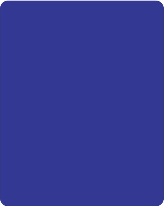 A solid dark blue background with a document icon in white, resembling a paper or file with a folded corner.