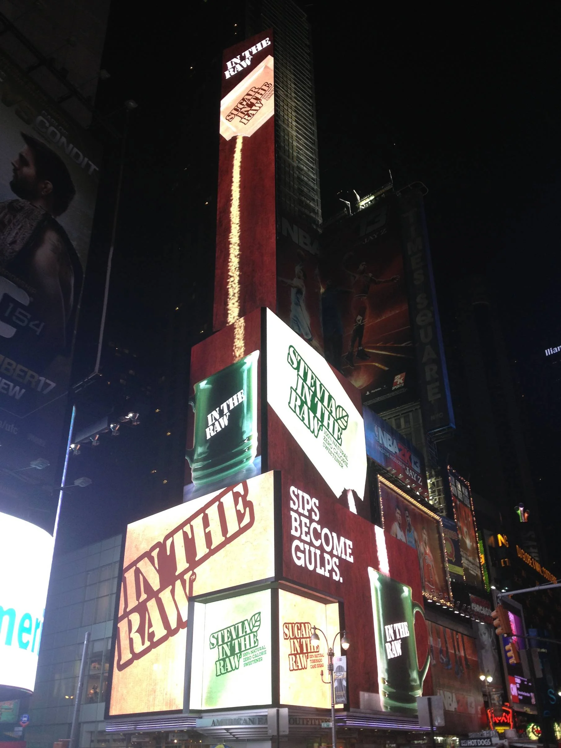 Time Square // Animated Cascading Displays