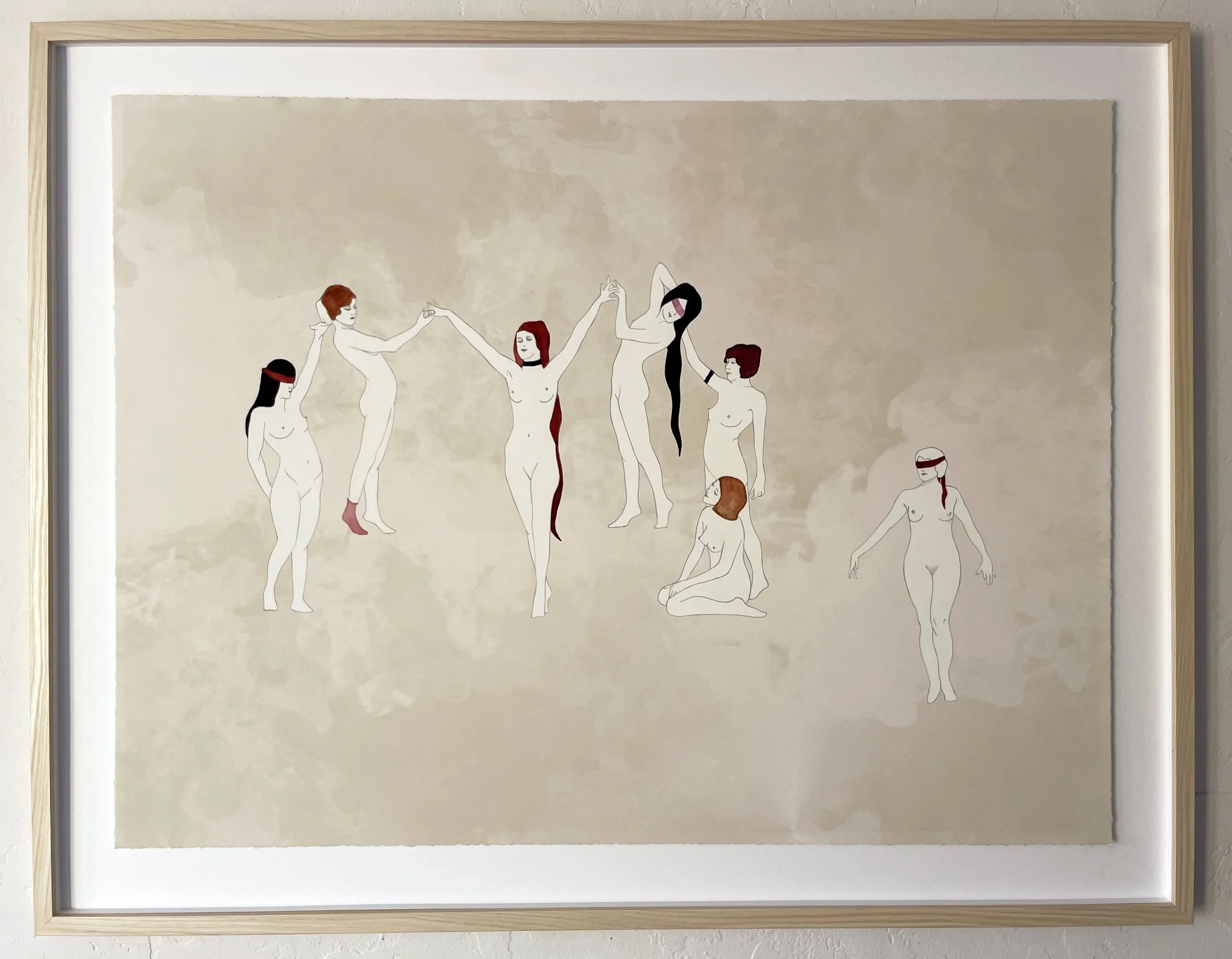 coven print framed apricot  .webp