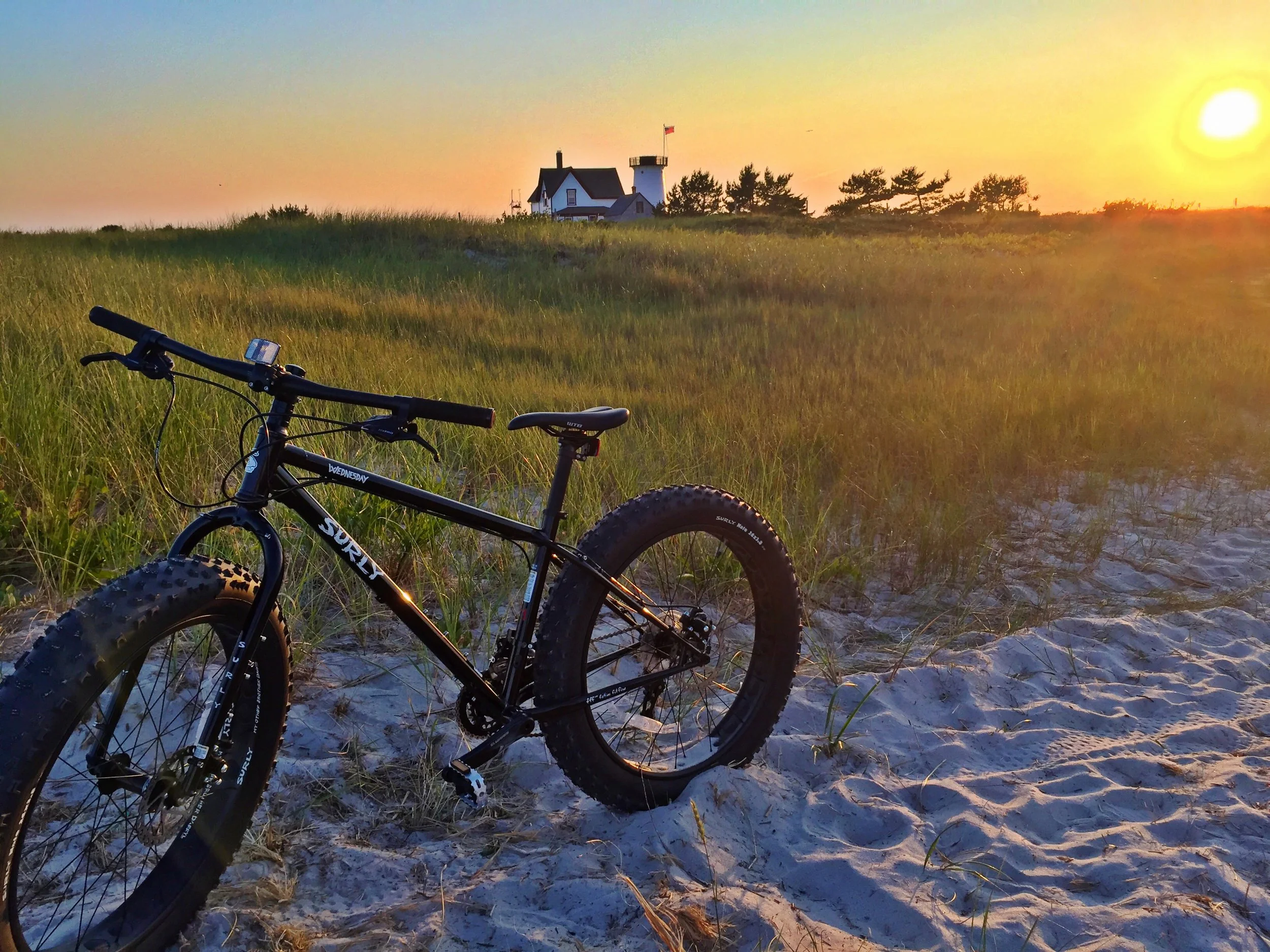 photo Sonja Bergquist- ride out to Stage Harbor Light at sunset!