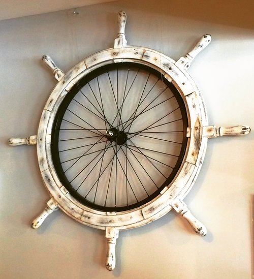 The original sculpture made by Sarah that inspired our logo and launched our brand