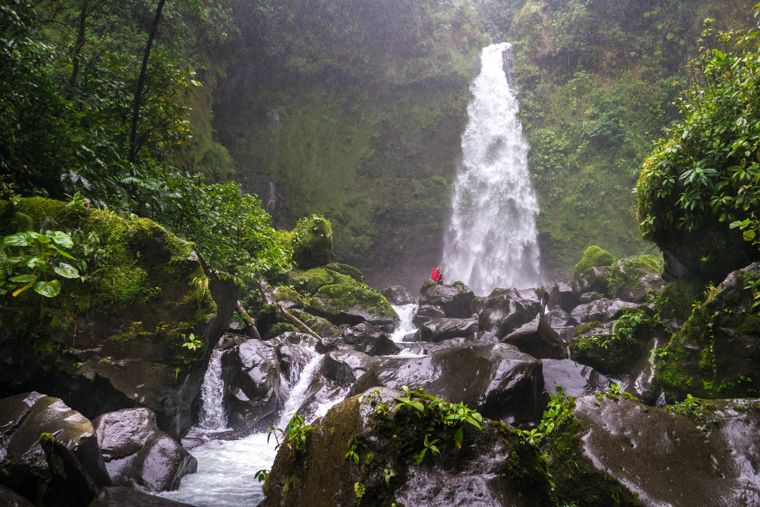 Vista de la catarata 