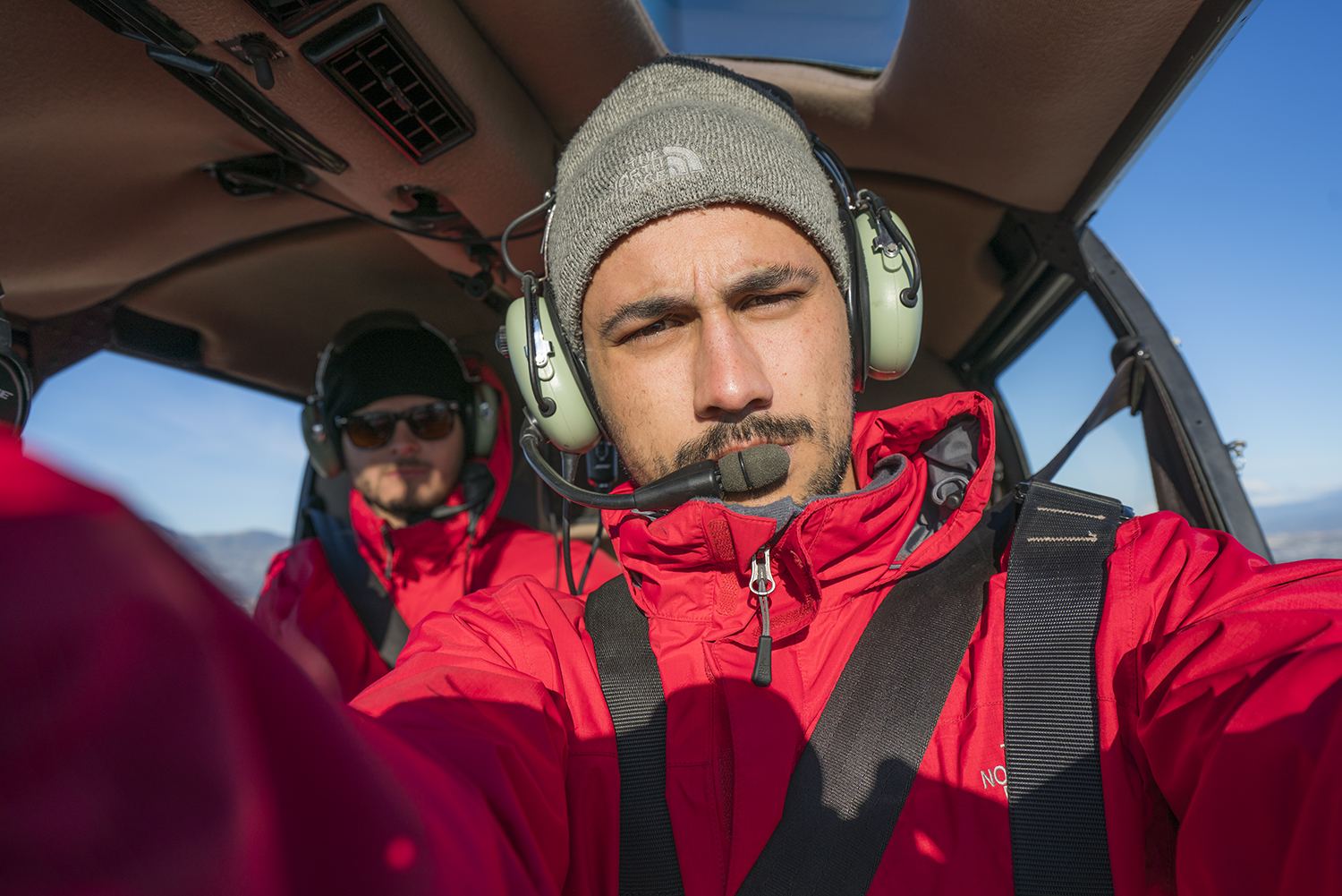 Expedición vía helicoptero.