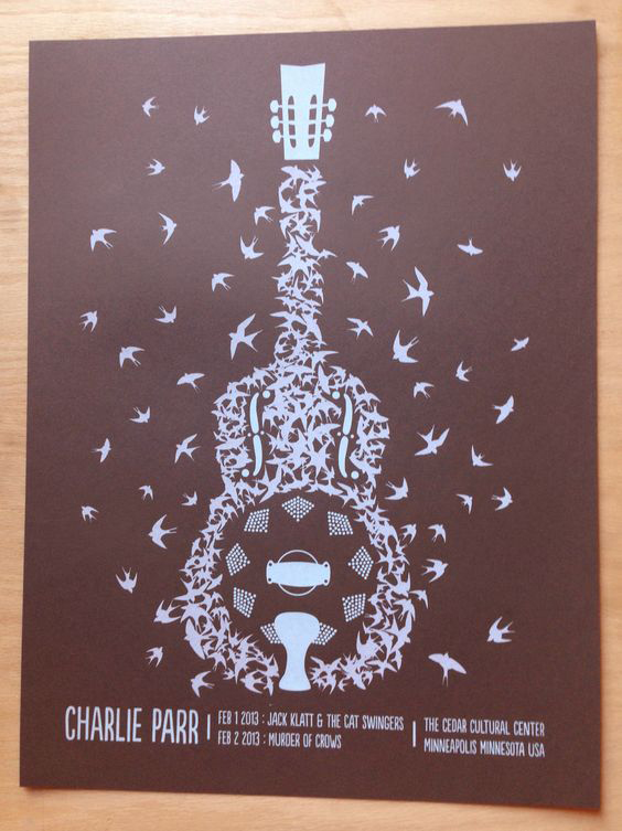 Charlie Parr Barnswallow Poster
