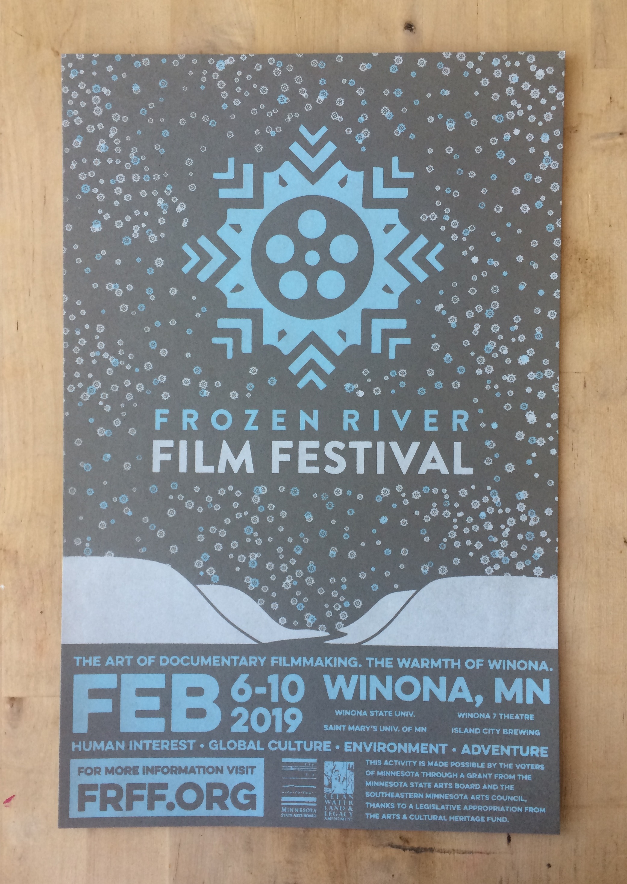 2019 Frozen River Film Festival Poster