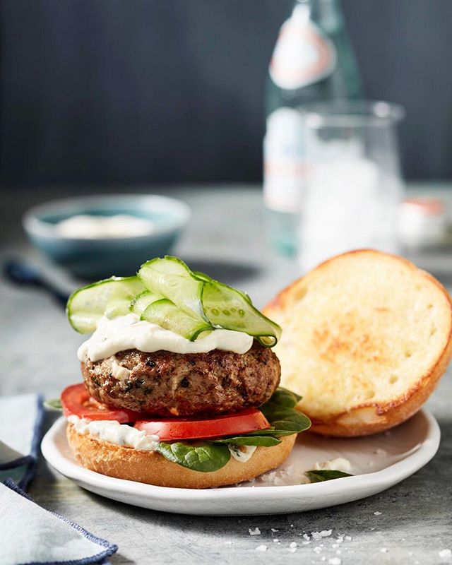 Middle eastern lamb burger from the new @phillyaus cookbook Styling @carolinevelik recipes @carolines_food_stuff @hardiegrantbooks 
#foodphotography #food #foodstyling #philadelphiacookbook
#bechudsonphotography