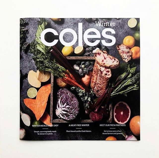 Pretty excited to have shot the cover for @colessupermarkets beautiful styling by @carolinevelik