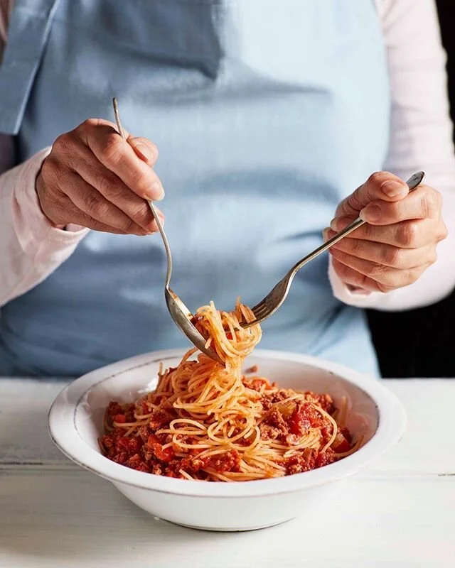 Delicious pasta dish shot for the amazing @planbuycook cookbook