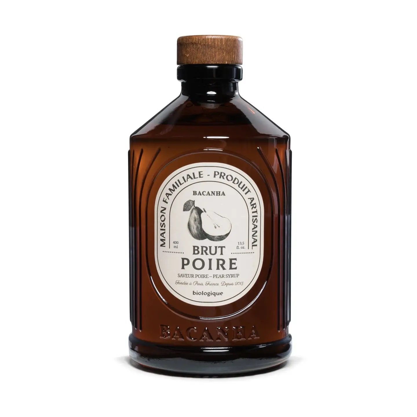 Bacanha raw organic syrup pear flavour available at Twig & Bloom Saskatoon
