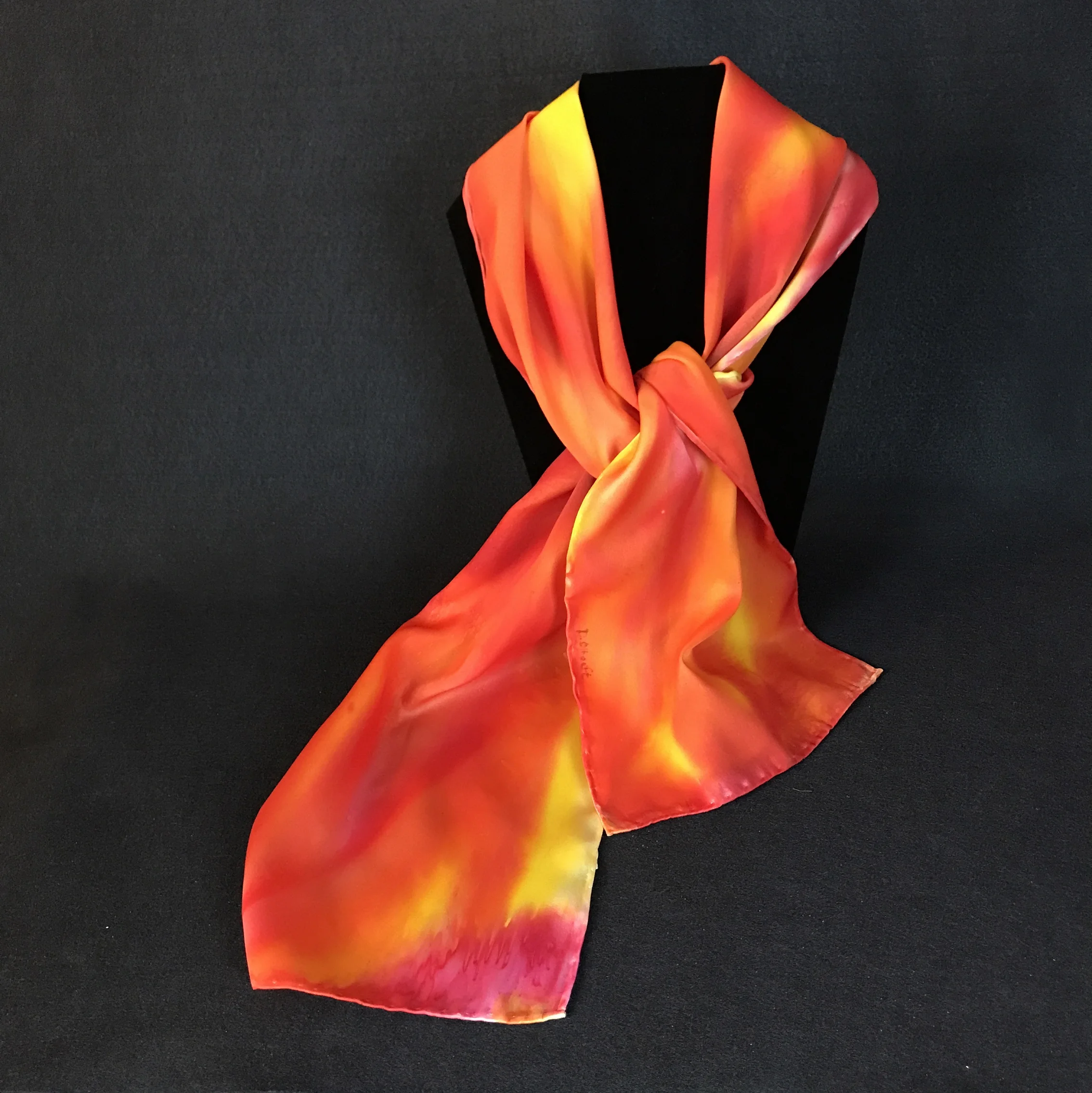 Oranges - Silk Scarf