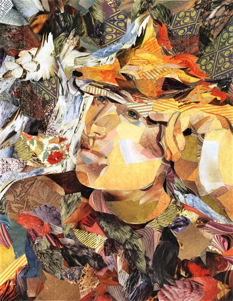 Becoming the Fox - Jennifer OgdenFramed Collage