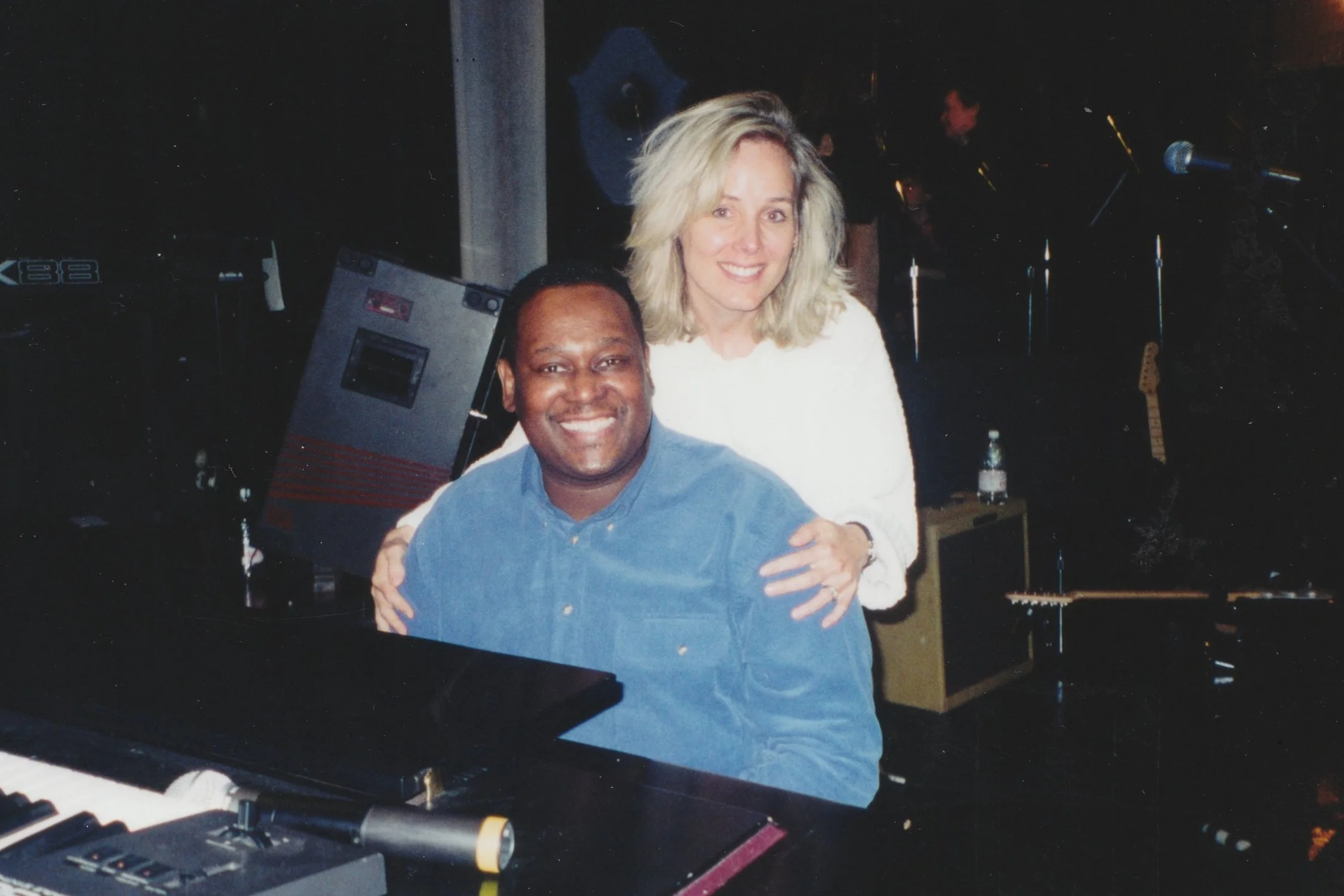 Janey with Luther Vandross