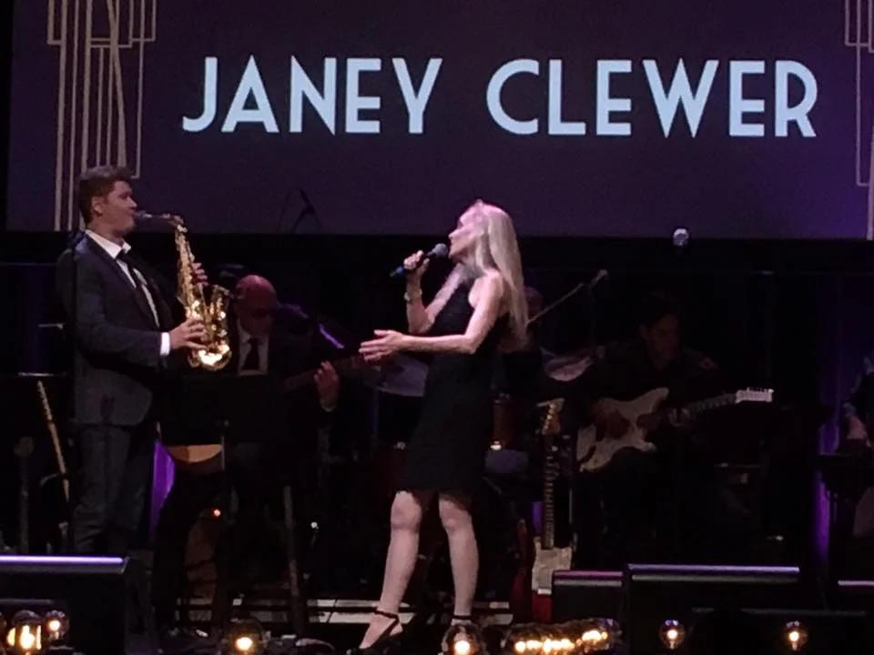 Janey with Michael Lington