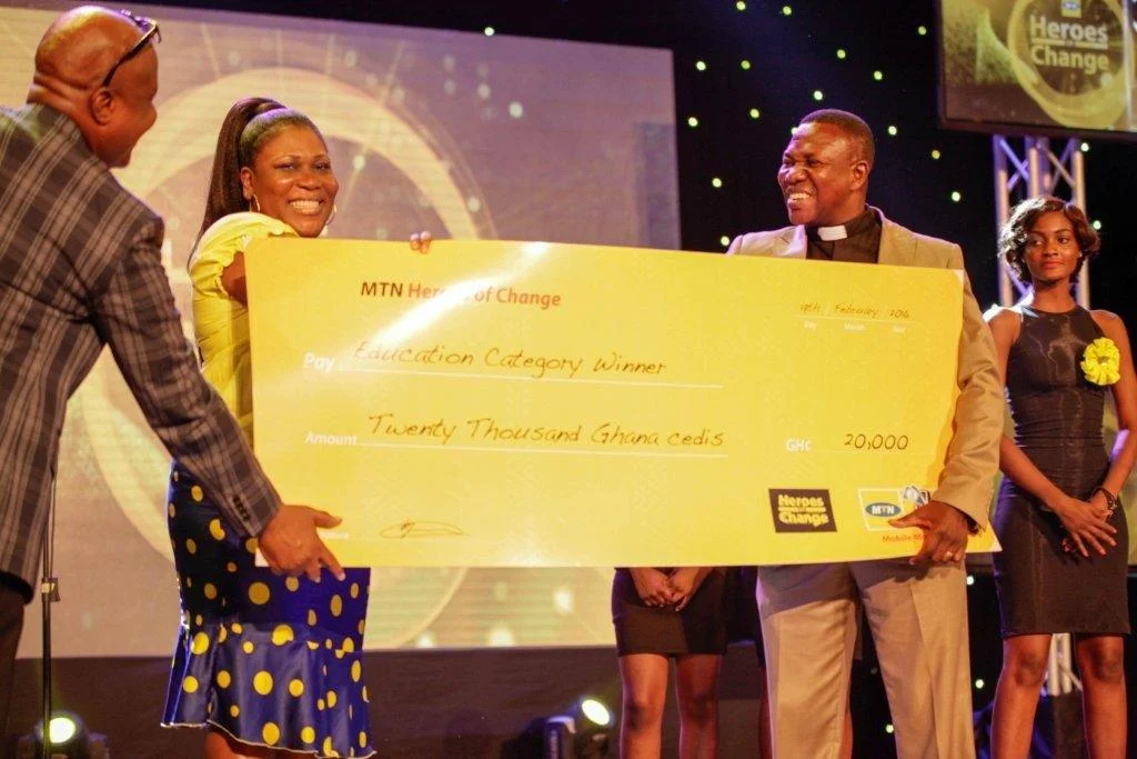Heroes of Change award ceremony